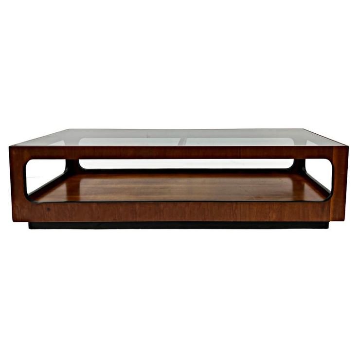 Lane Americana Glass Coffee Table
