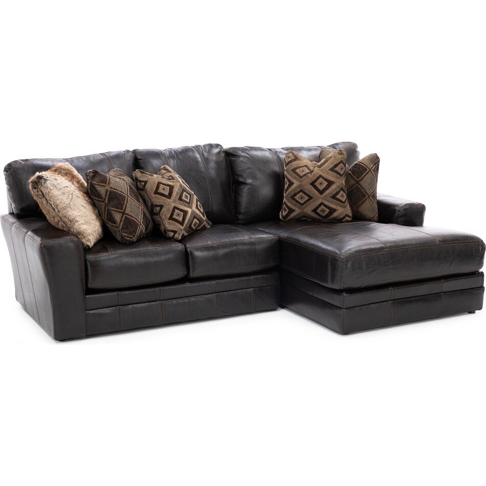 Lane Camden Leather Sectional