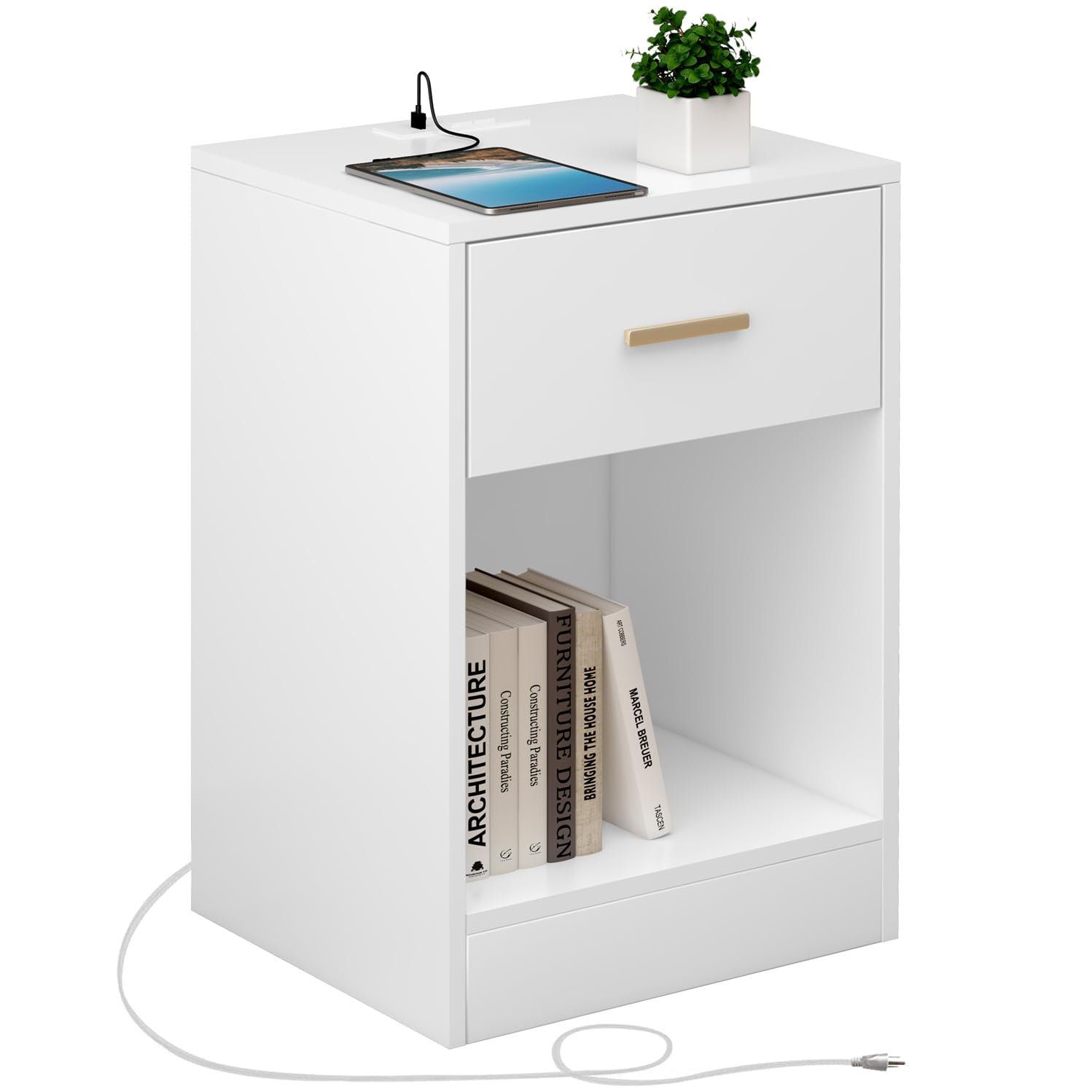 Lane Stallion Nightstand with Charging Station